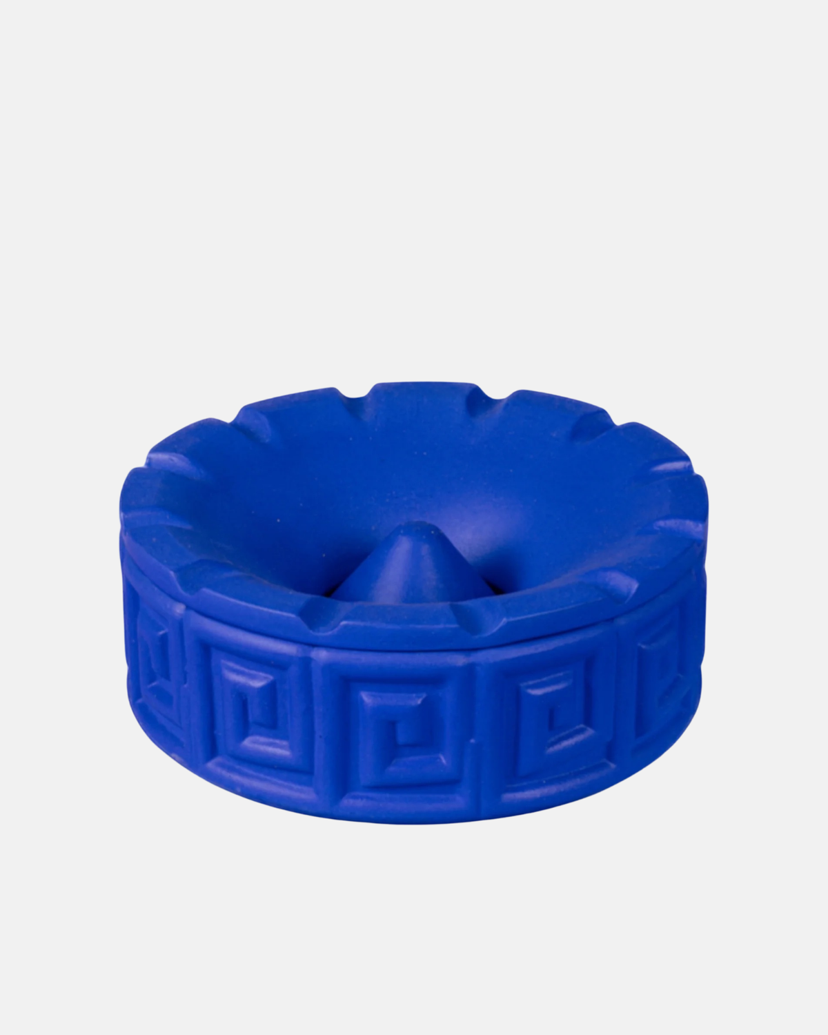 Terracotta Ashtray Greche Blue-thumbmail-1