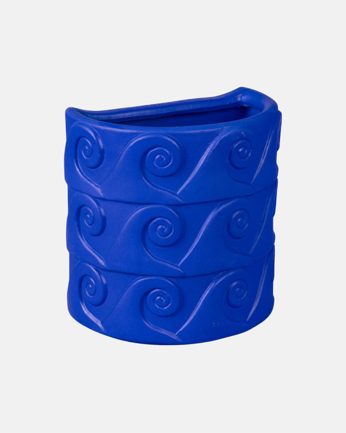 Terracotta Wall Vase Onde Blue-thumbmail-2