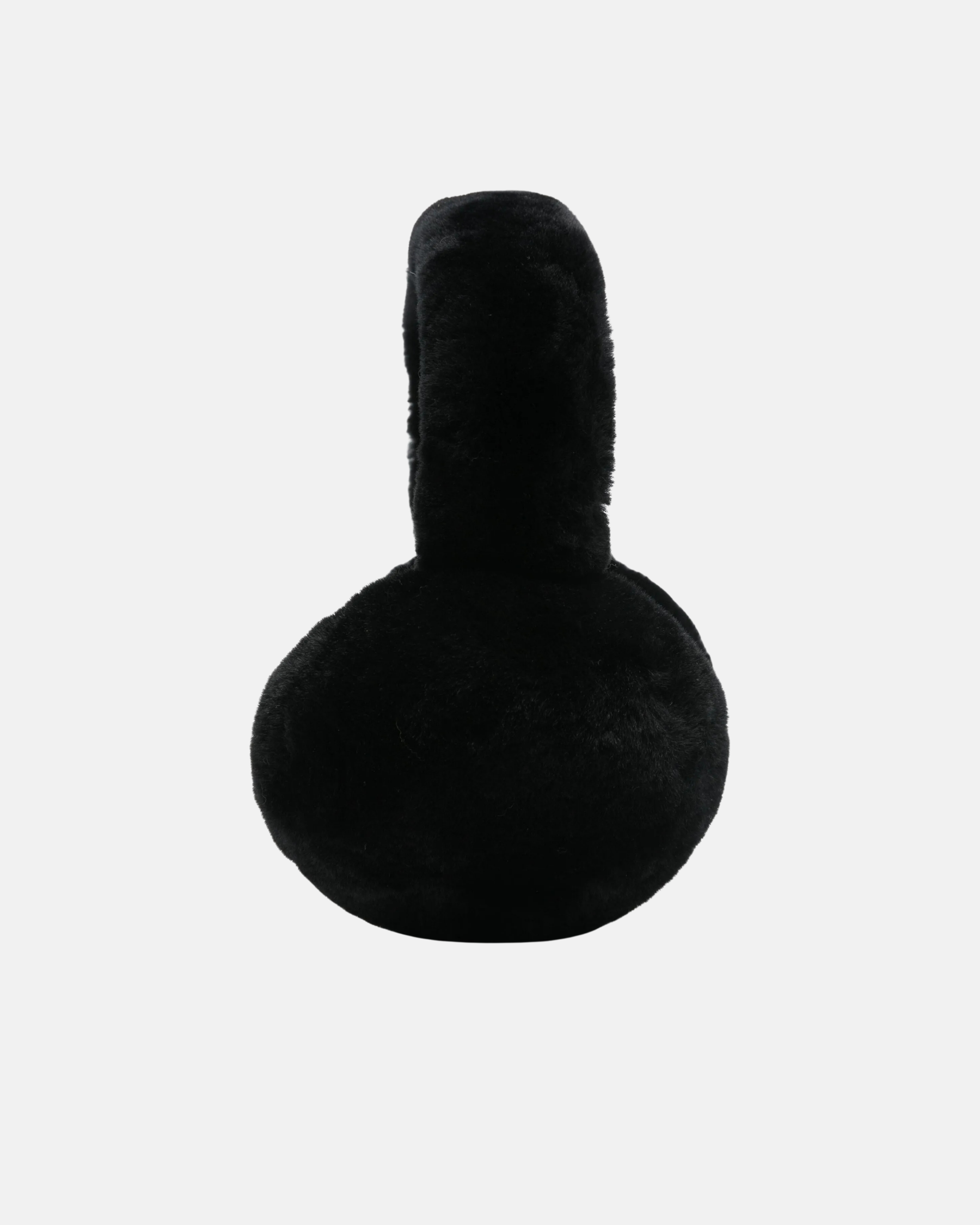 Fluffy Ear Warmer Black