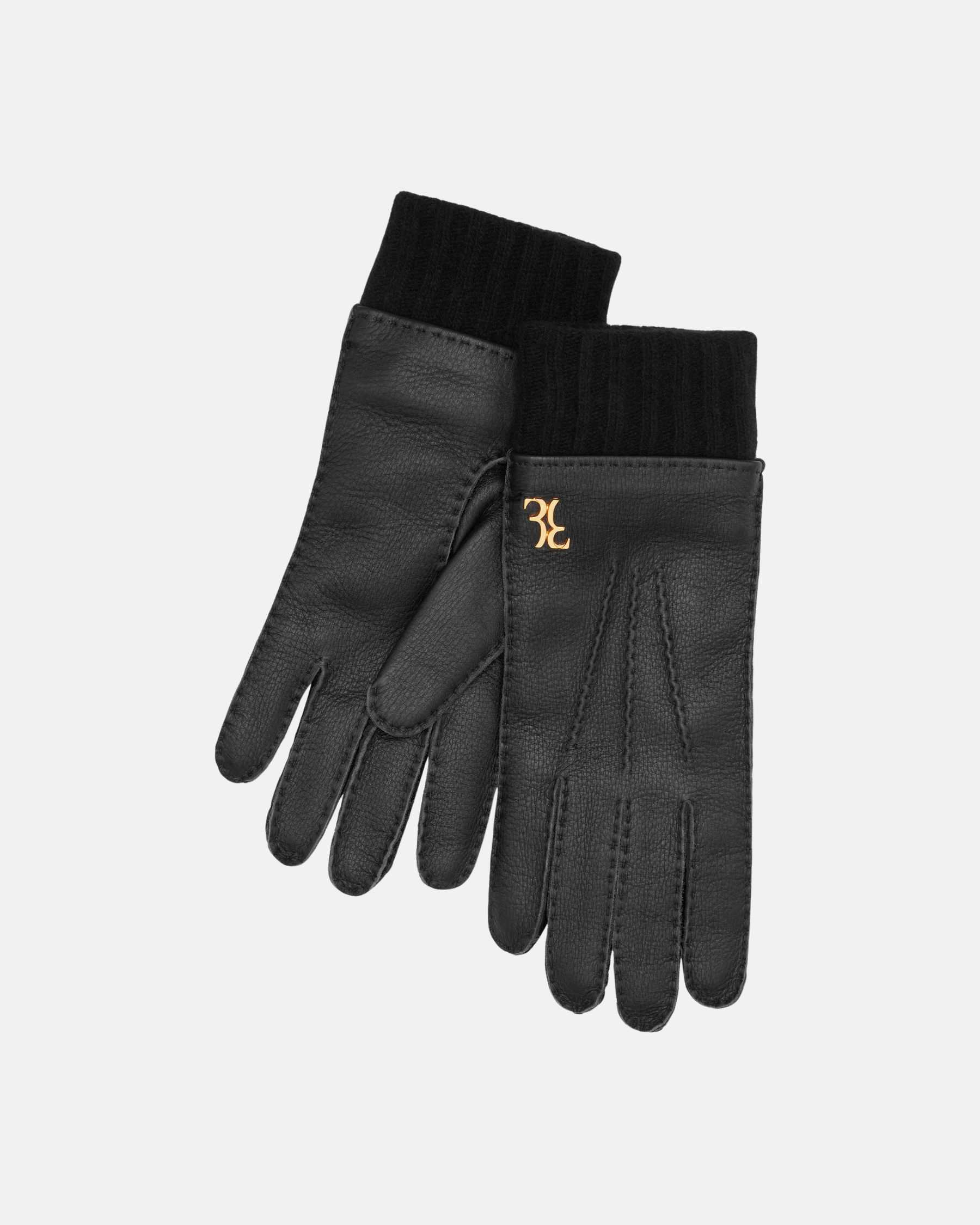 Embossed Leather Gloves