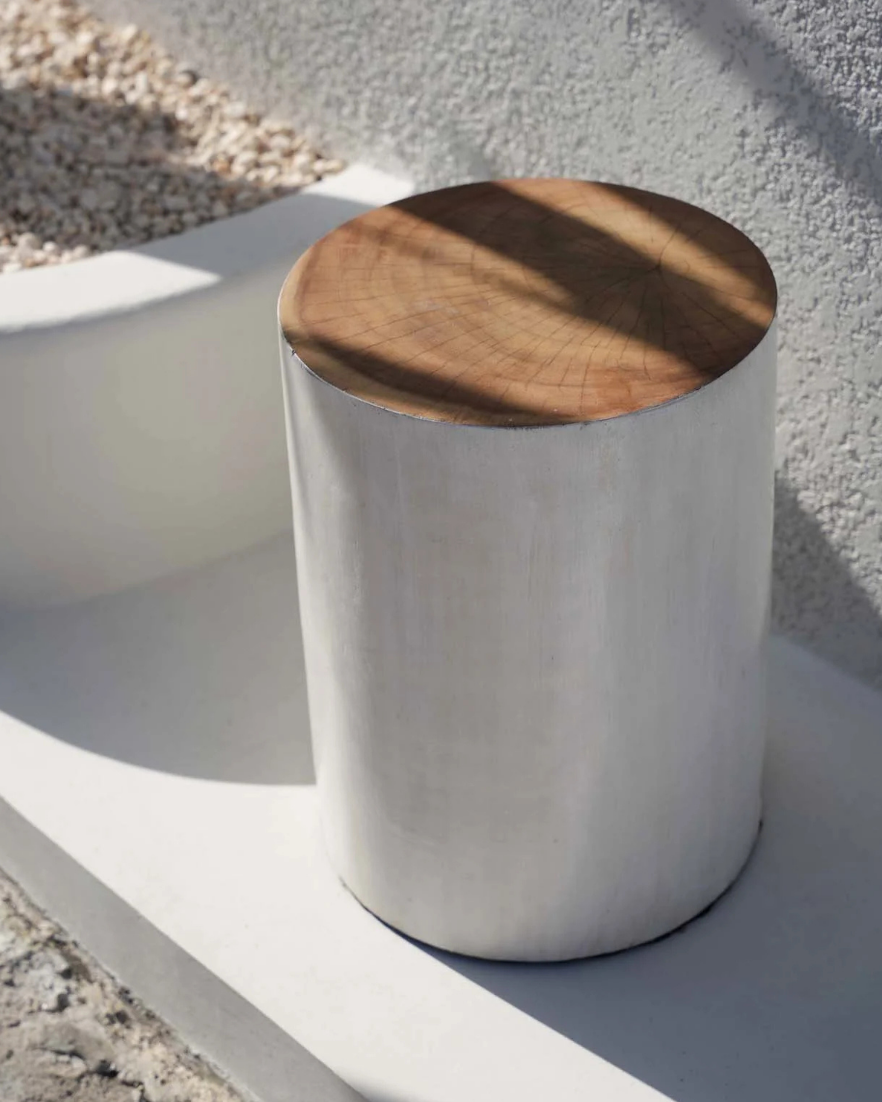 The Tribe Stool - Natural White