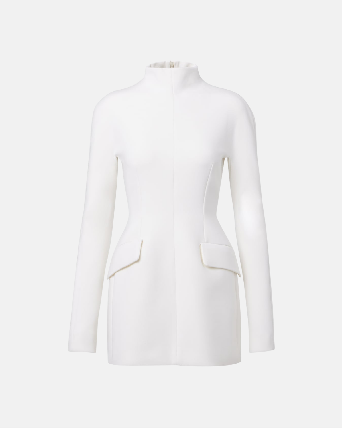 Ketch long-sleeve cotton minidress
