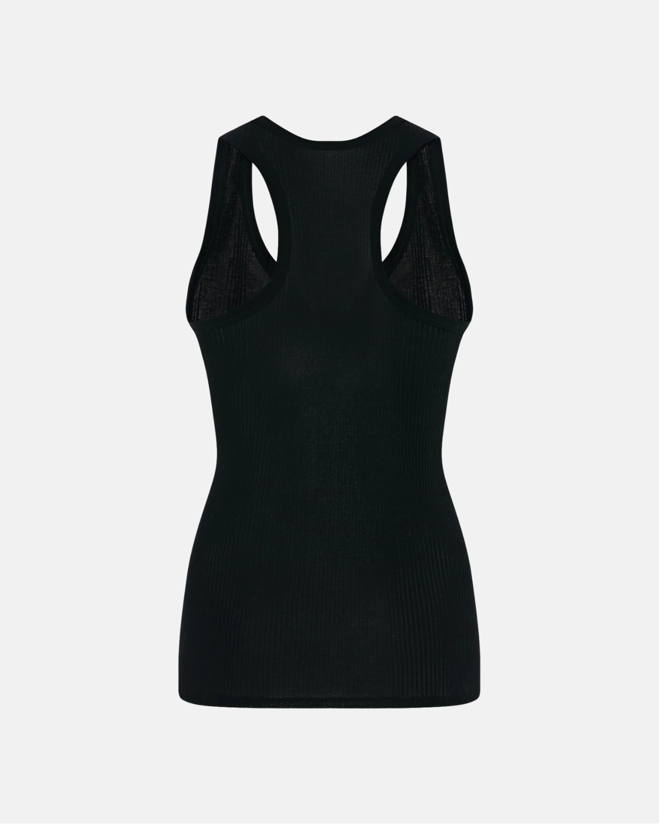Cendrea Ribbed-Knit Cotton Tank Top