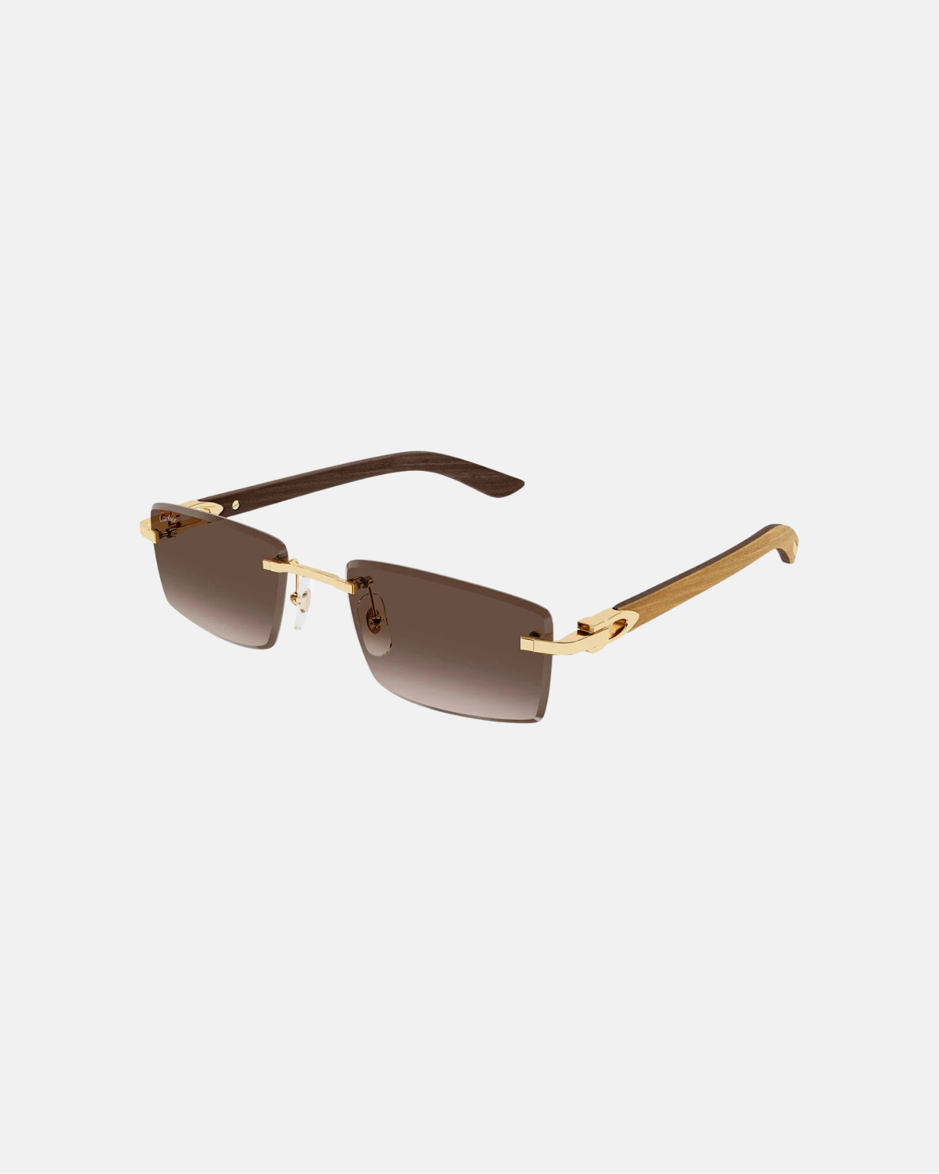 C Décor Rimless Wood Sunglasses