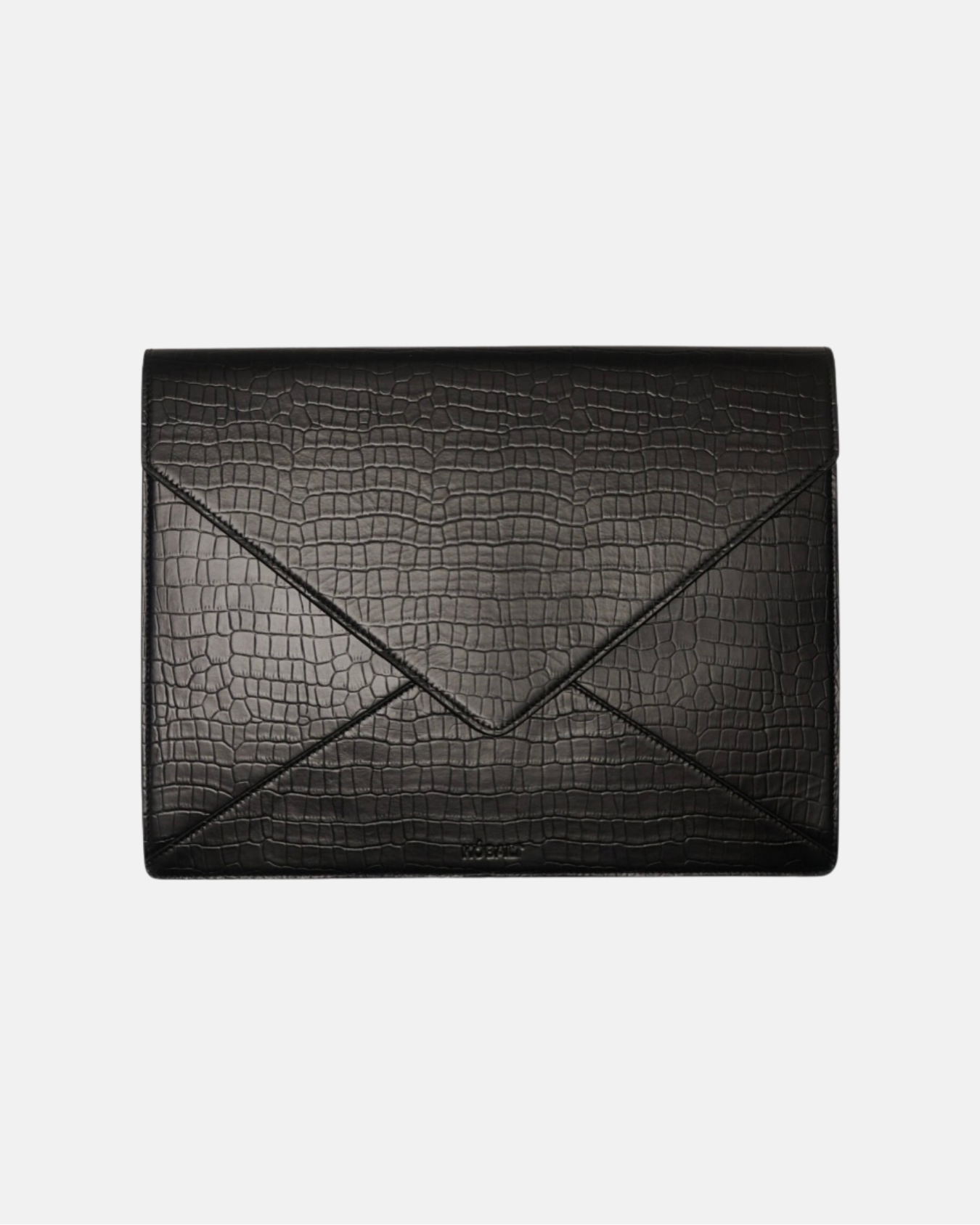L Envelope Black Croco