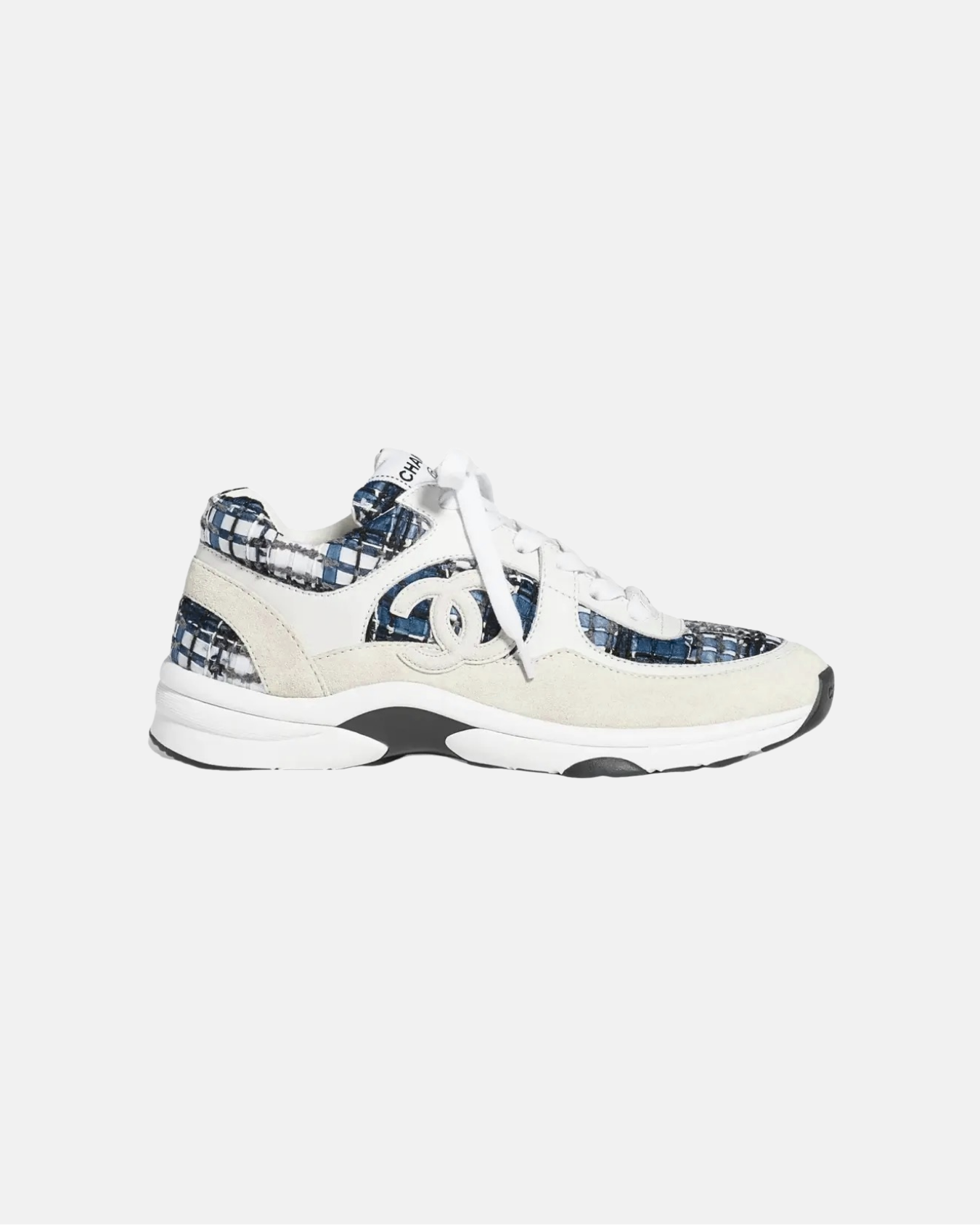 CC Logo Tweed Sneakers