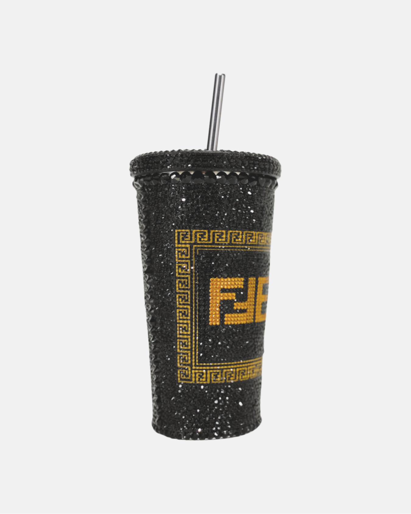Black Metal Logo Travel Cup
