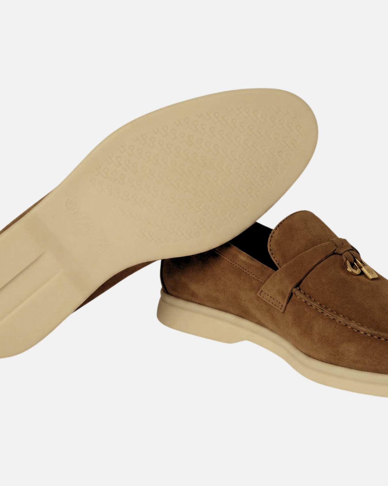Summer Walk loafers in soft suede with gold-tone charms-thumbmail-5