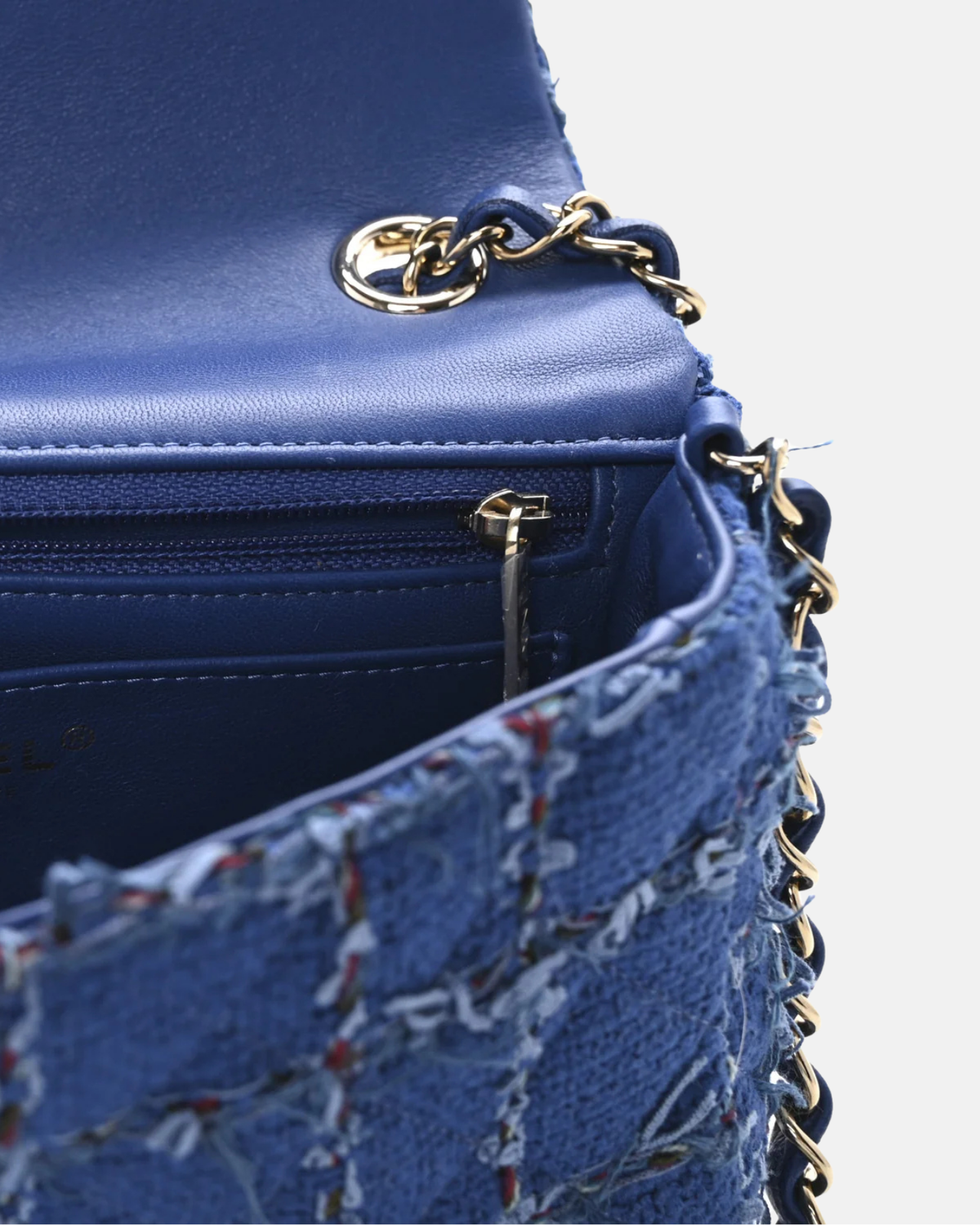 Mini Classic Flap tweed shoulder bag-thumbmail-6