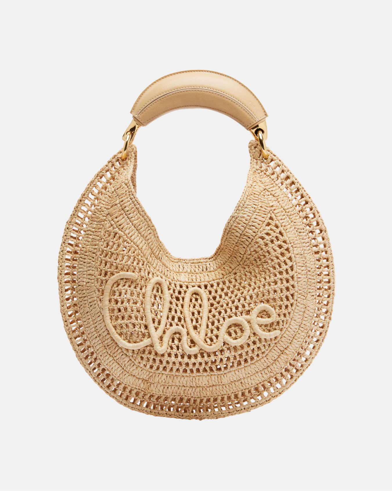 Summer Banana raffia shoulder bag