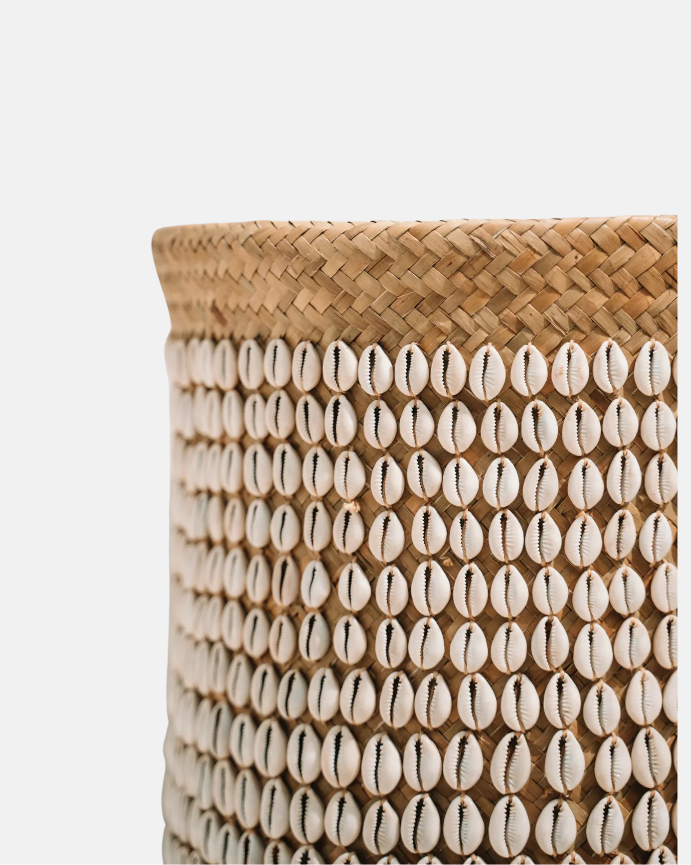 The Pandan Basket #1 - Natural White