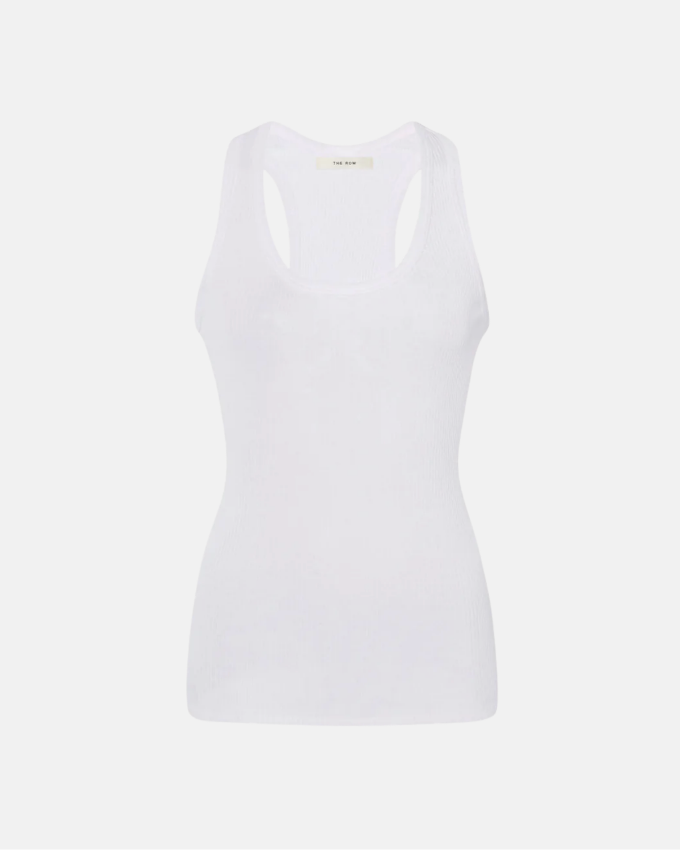 Cendrea Ribbed-Knit Cotton Tank Top