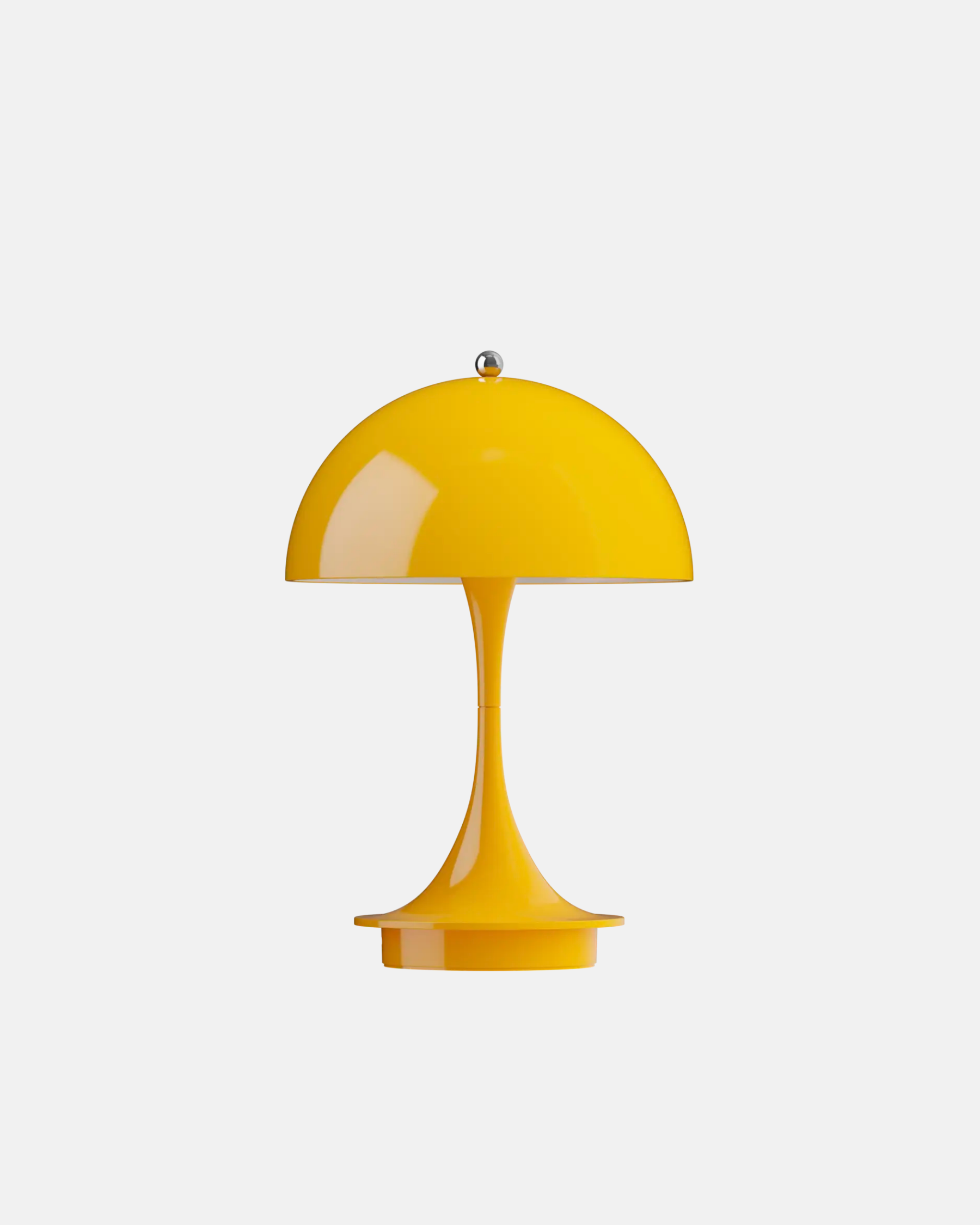 Panthella 160 Portable Lamp by Verner Panton in Opaque Yellow