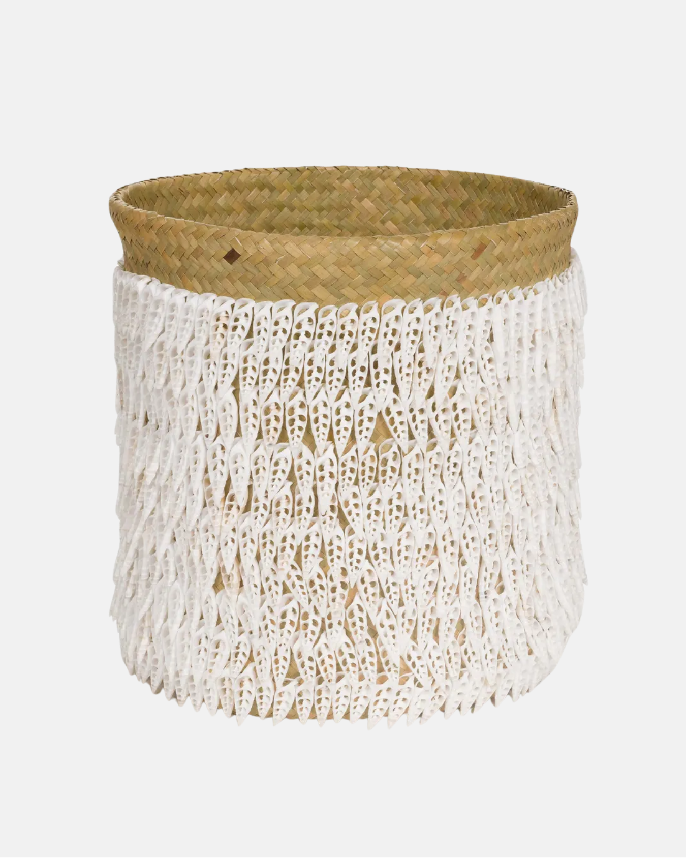 The Pandan Basket #2 - Natural White