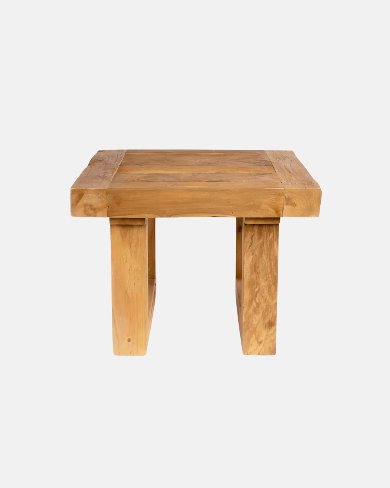 The Reclaimed Teak Side Table - Natural