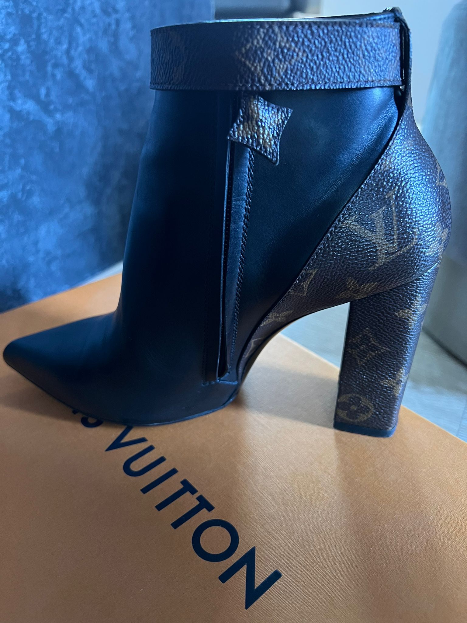 Louis Vuitton, Shoes, Louis Vuitton Matchmake Booties