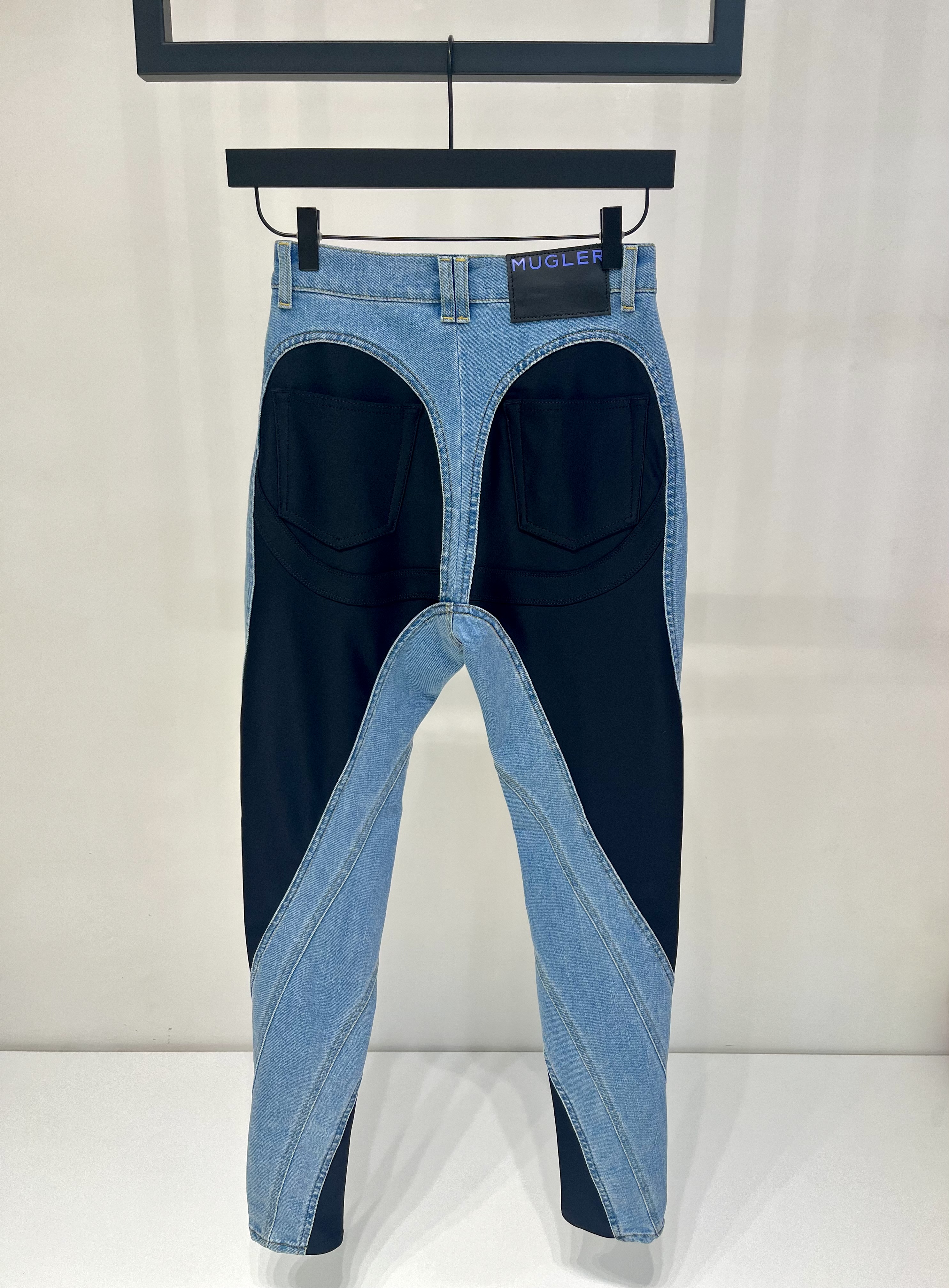 Women :: Clothing :: Mugler x H&M Spiral-panel jeans - The Real Luxury