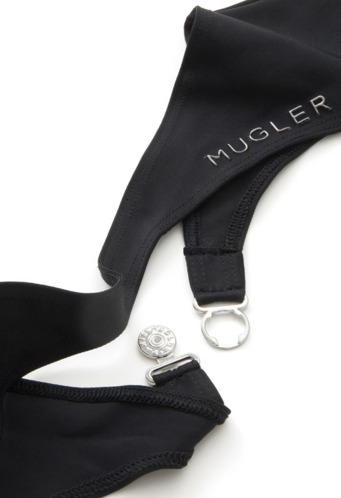 Mugler H&M セカンドスキングローブ ブラック 手袋 L-
