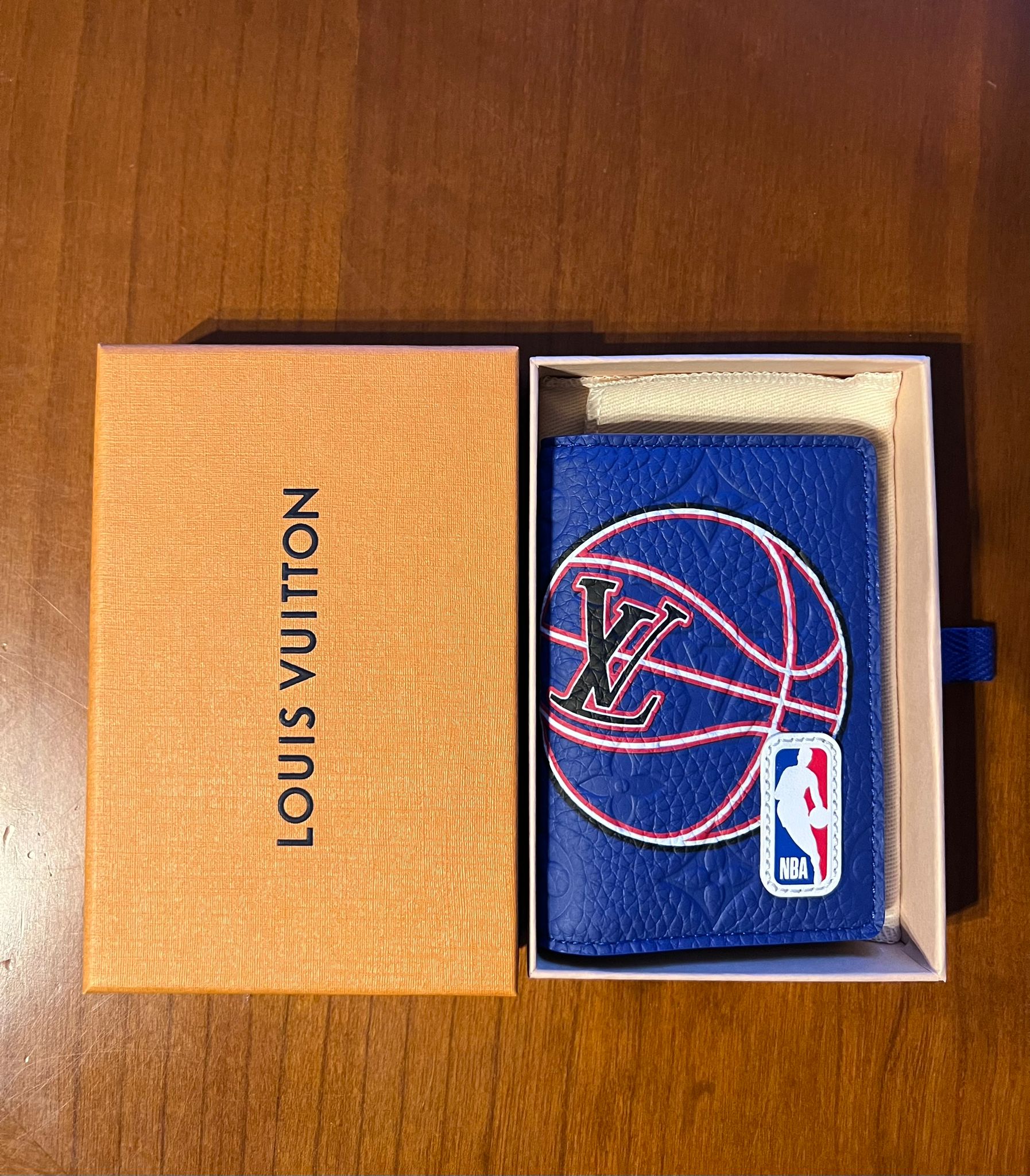 LOUIS VUITTON X NBA POCKET ORGANIZER BLUE M81663