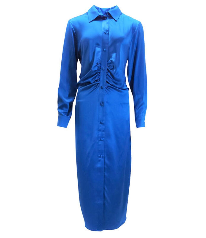 Madison Maison Blue Silk Dress