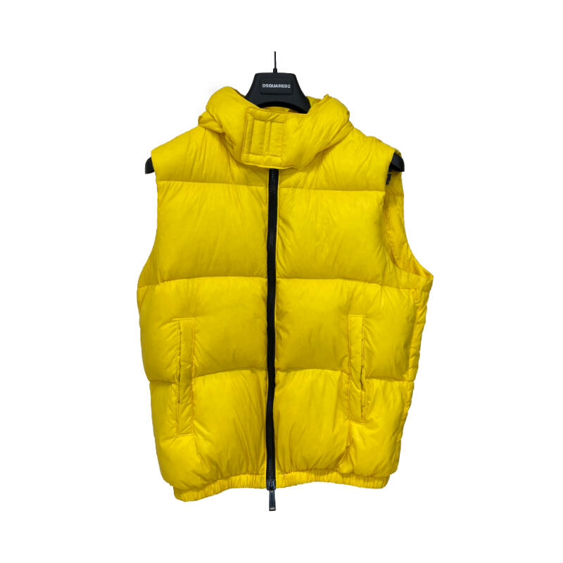 Dsquared2 yellow puffer vest