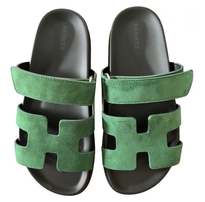 Hermes Chypre Sandal Vert Electirc