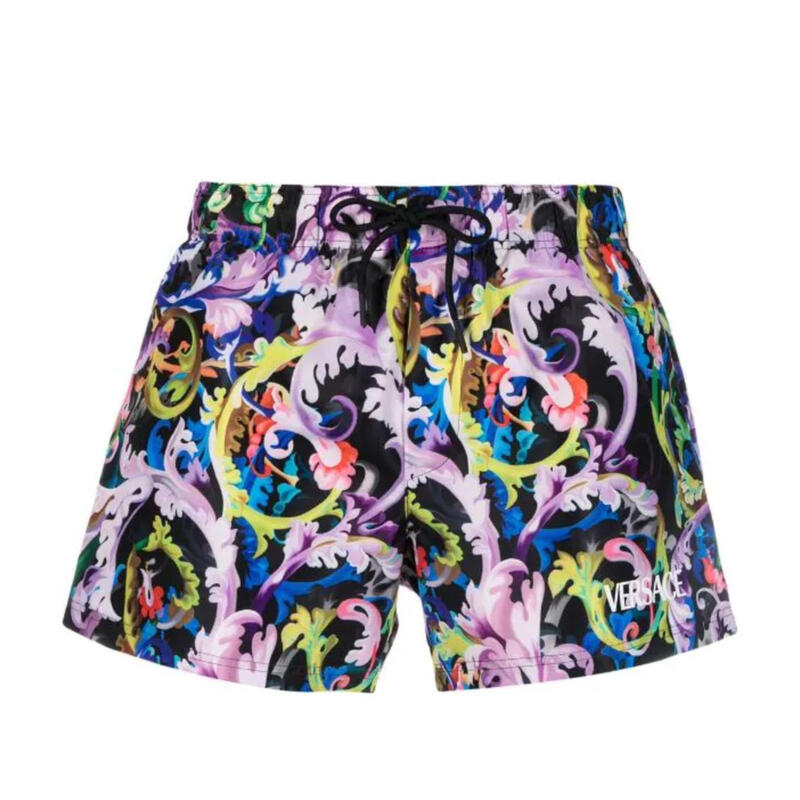 Versace Baroccoflage Print Swim Shorts
