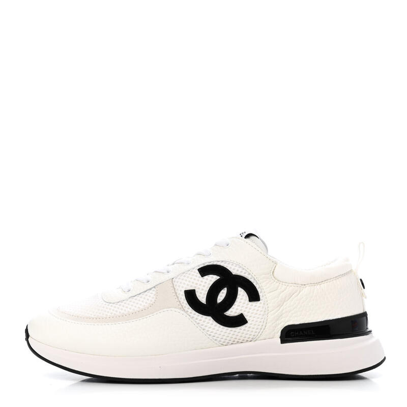 Chanel Leather Low Sneakers