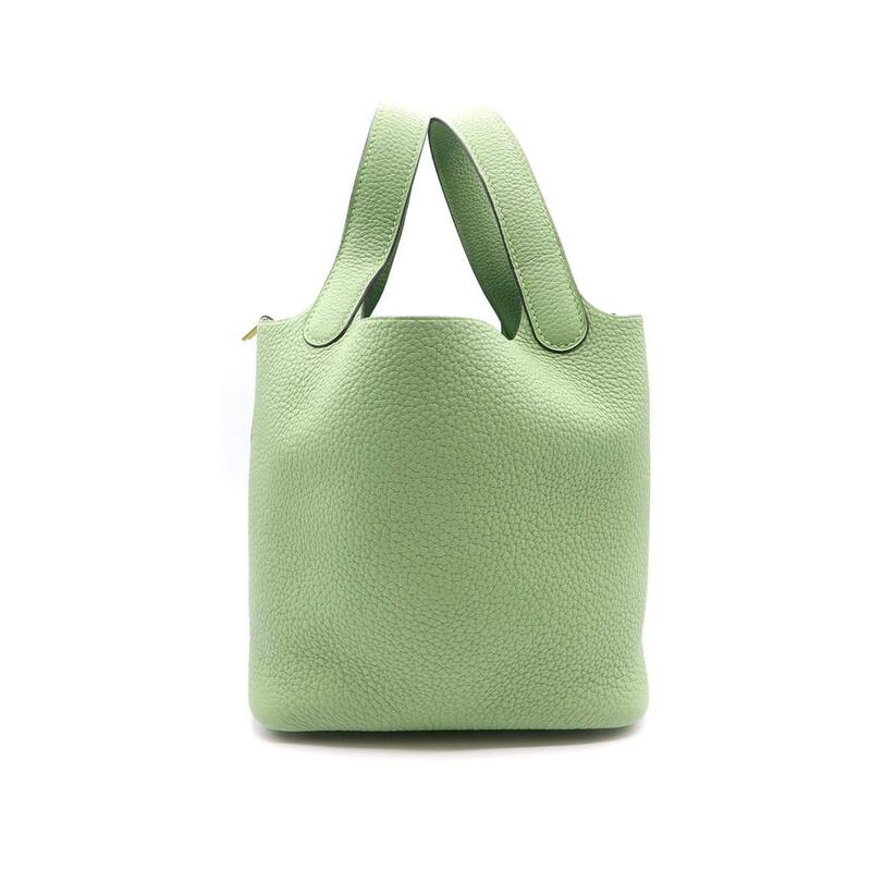 Hermes Picotin 18 Vert Criquet with Gold Hardware