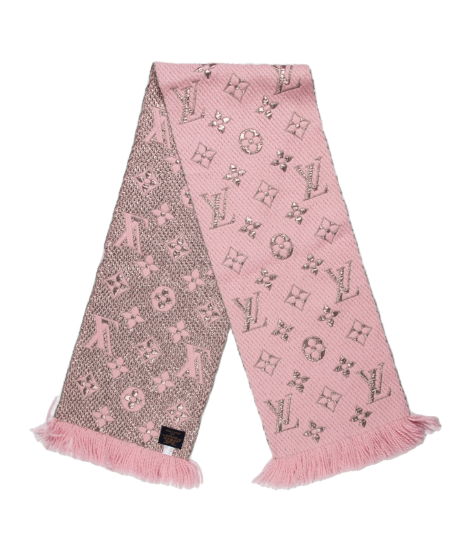 Louis Vuitton Logomania Scarf in Pink Shine