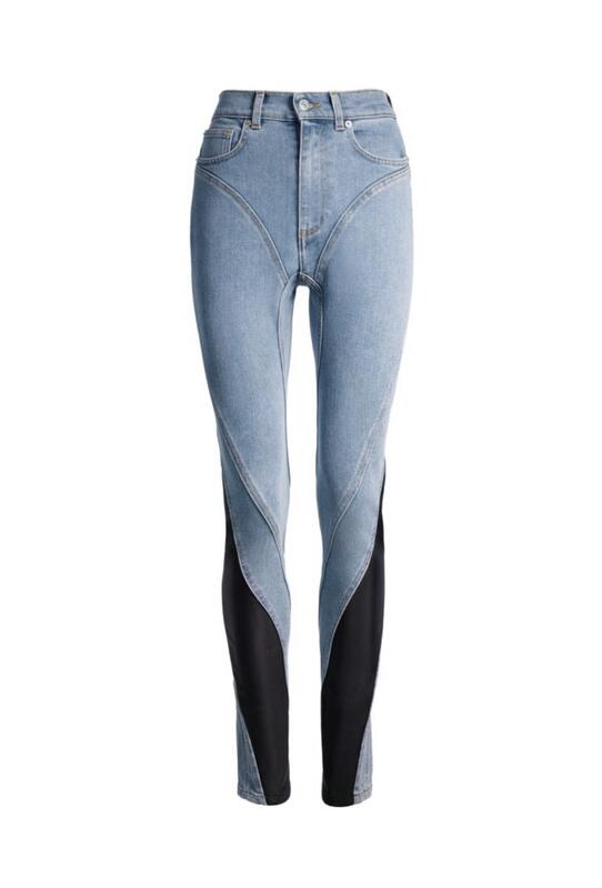 Mugler x H&M Spiral-panel jeans