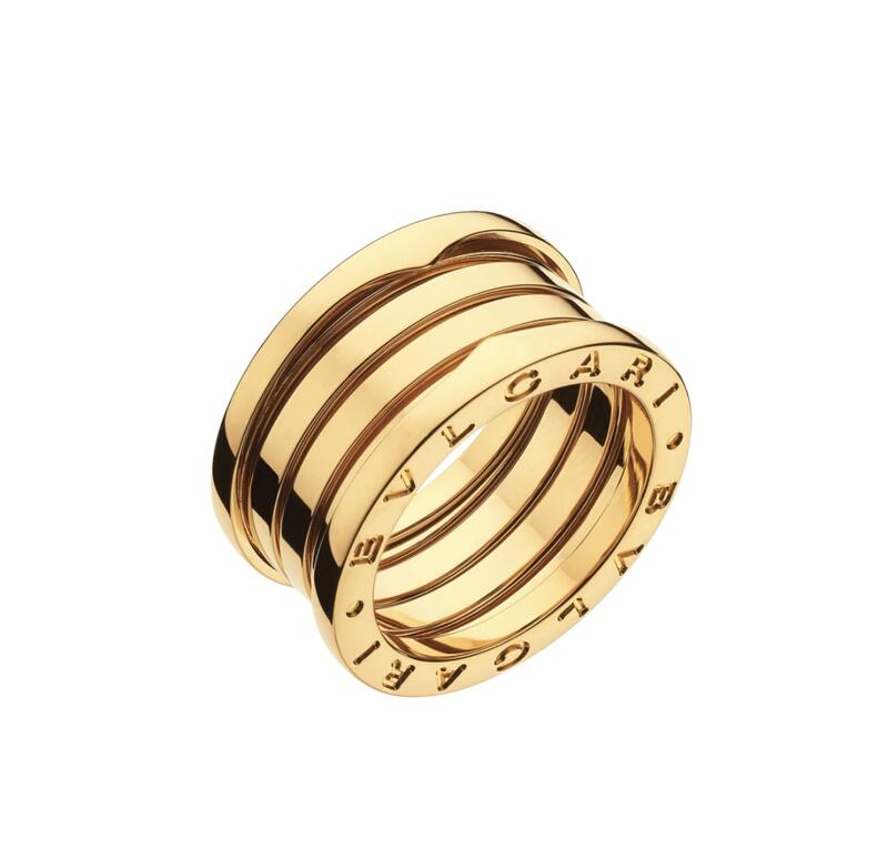 BVLGARI B.zero1 four-band ring in 18 kt yellow gold
