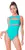 The Gold Key Cut Out Swimsuit - Acquamarine