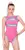 The Gold Key Cut Out Swimsuit - Pink