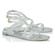 Jimmy Choo Lance Silver Jelly Silver/Gold Sandals