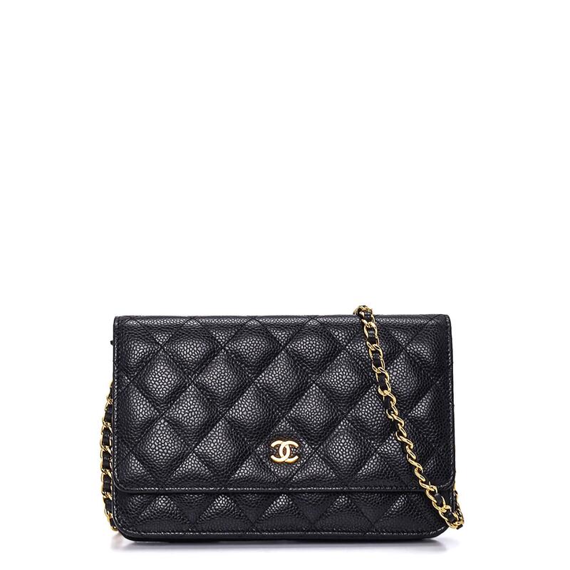 Chanel Wallet on Chain in Black