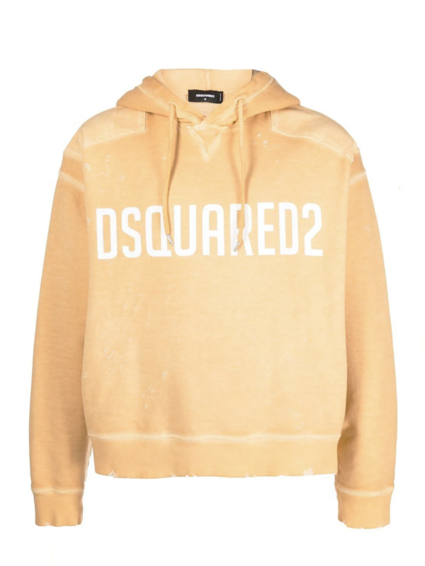 Dsquared2 Dyed and destroyed cipro hoodie