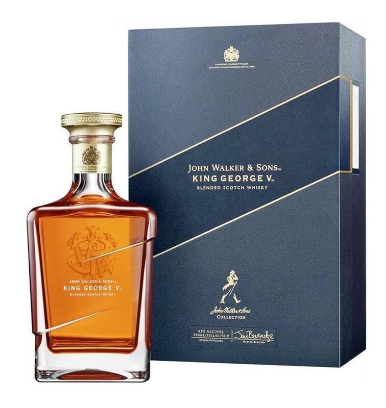 Scotch Whisky Johnnie Walker & Sons King George V Blended + GB 0,7 l