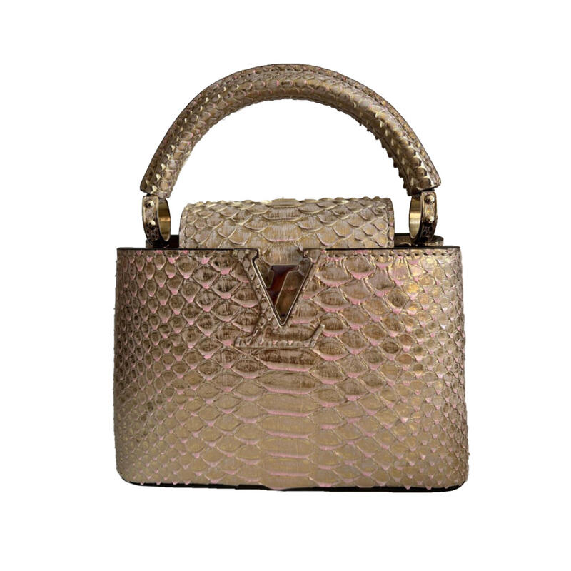 Louis Vuitton Capucines Python Handbag