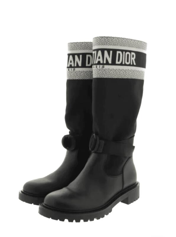 Christian Dior D-Major Leather Riding Boots