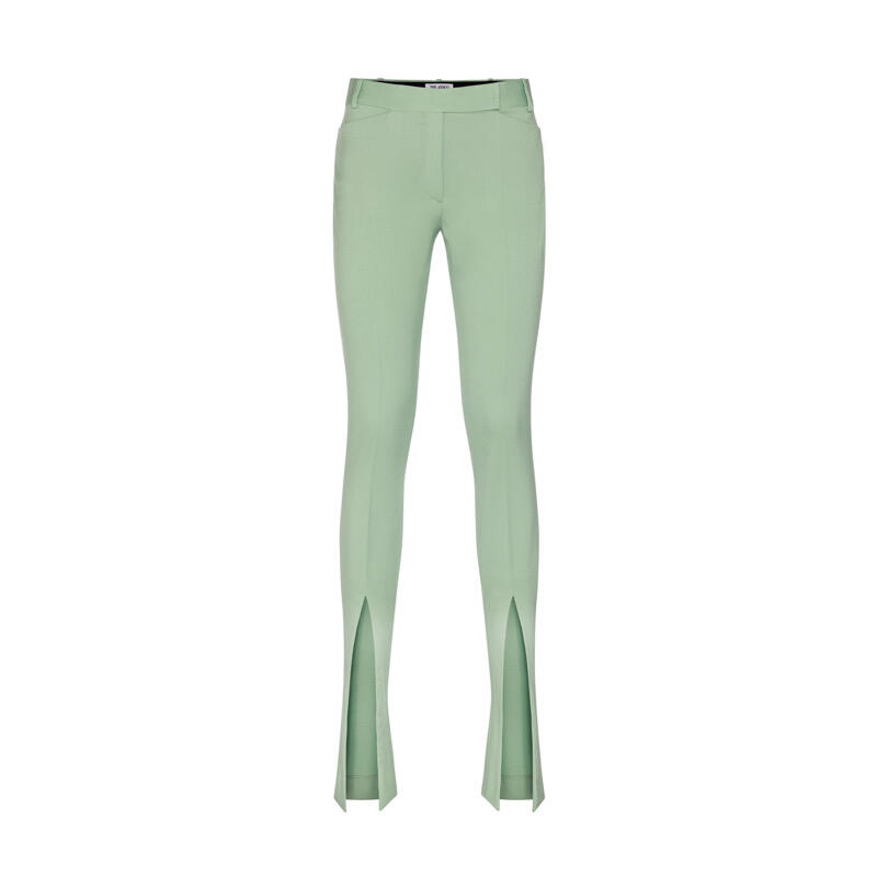 The Attico Slit-Detail Flared Trousers