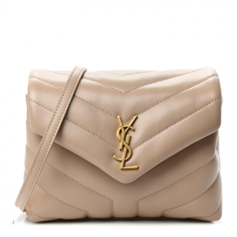 Saint Laurent Toy Loulou In Quilted Leather