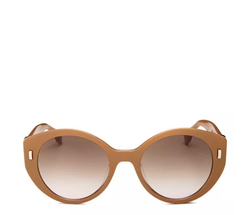 Cettire Fendi Eyewear Round Frame Sunglasses