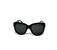Linda Farrow Madi Oversized Sunglasses in Black