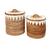 Bazar Bizar The Banana Stitched Laundry Baskets - Set of 2