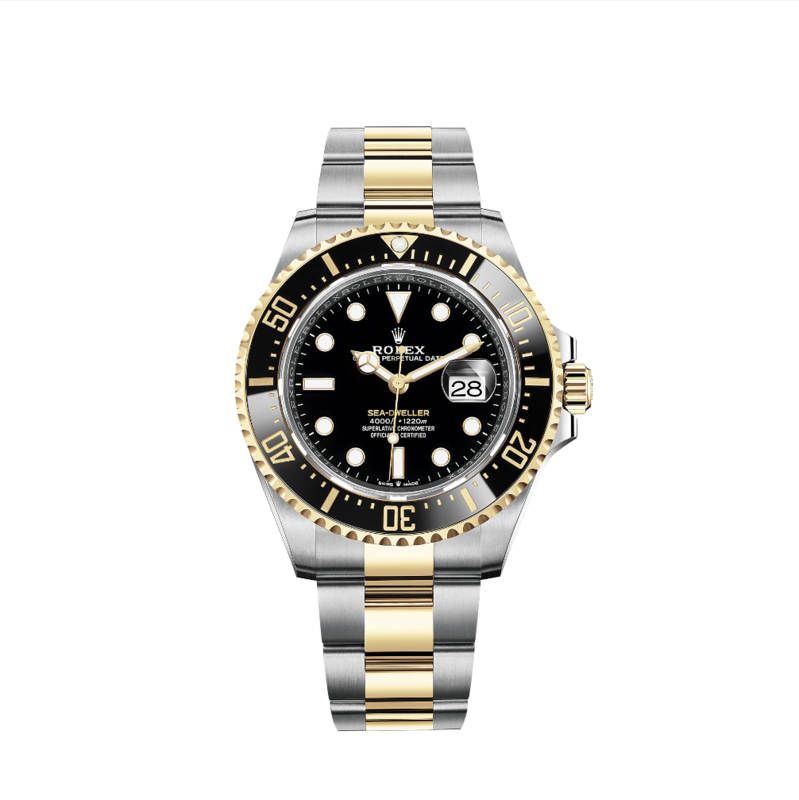 Rolex Sea-Dweller In Two-Tone 'Rolesor' Steel And Yellow Gold