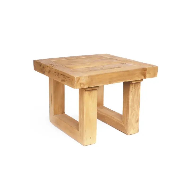 Bazar Bizar The Reclaimed Teak Side Table - Natural