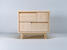 Ebanisteria Gambella Scandinavian-Style Two-Drawer Bedside Table