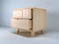 Ebanisteria Gambella Scandinavian-Style Two-Drawer Bedside Table