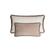 Lo Decor Beige Velvet With Fringes Set of 2